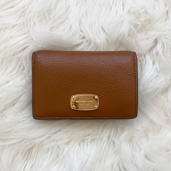 MICHAEL KORS COGNAC WALLET ❤️❤️❤️ - Picture 1 of 6